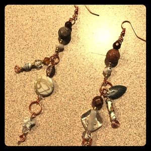 New! Handmade Asymmetrical Earrings